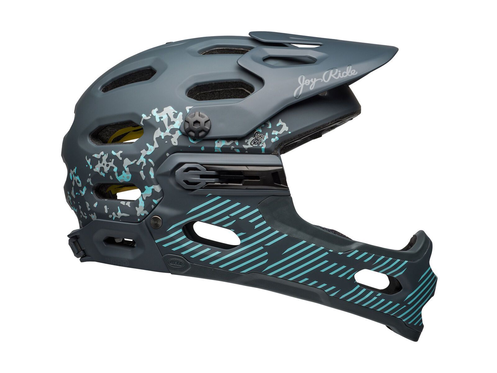 Bell Super 3R Joy Ride MIPS, matte/gloss lead stone - Bild 4