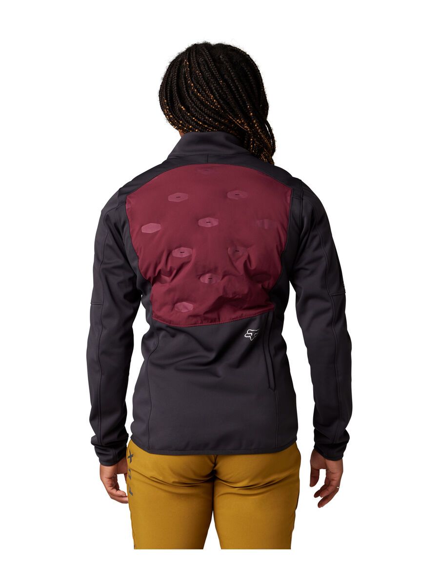 Fox Womens Ranger Windbloc® Fire Jacket, dark maroon - Bild 3