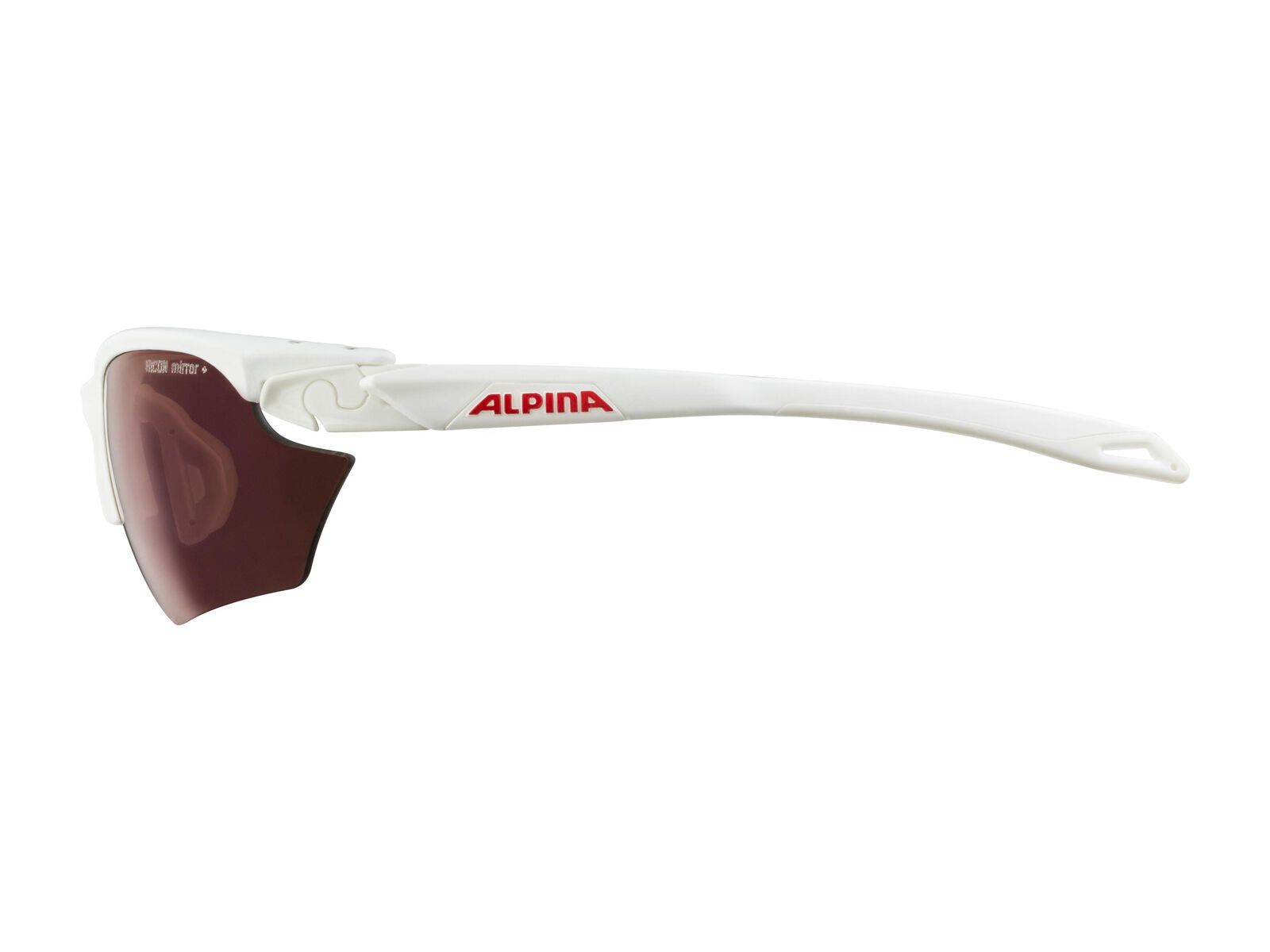 Alpina Twist Five S HR Q-Lite Mirror Red, white matt - Bild 2