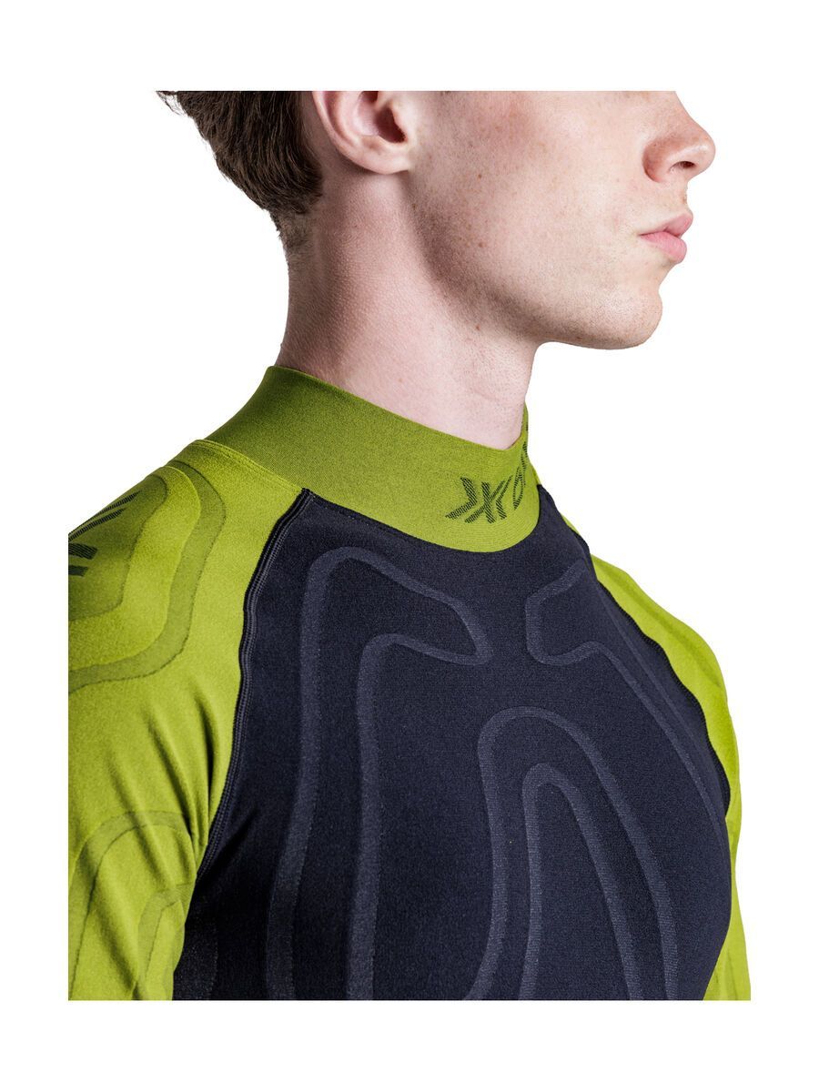 X-Bionic Heatloop Shirt LS Men, moss green/x black - Bild 7