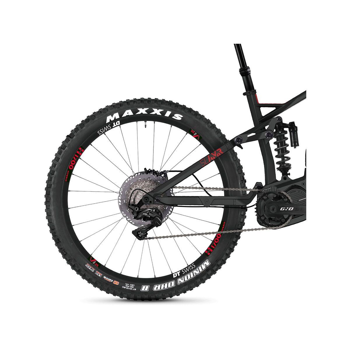 Ghost Hybride SL AMR S6.7+ LC, titanium grey/riot red/star white - Bild 4