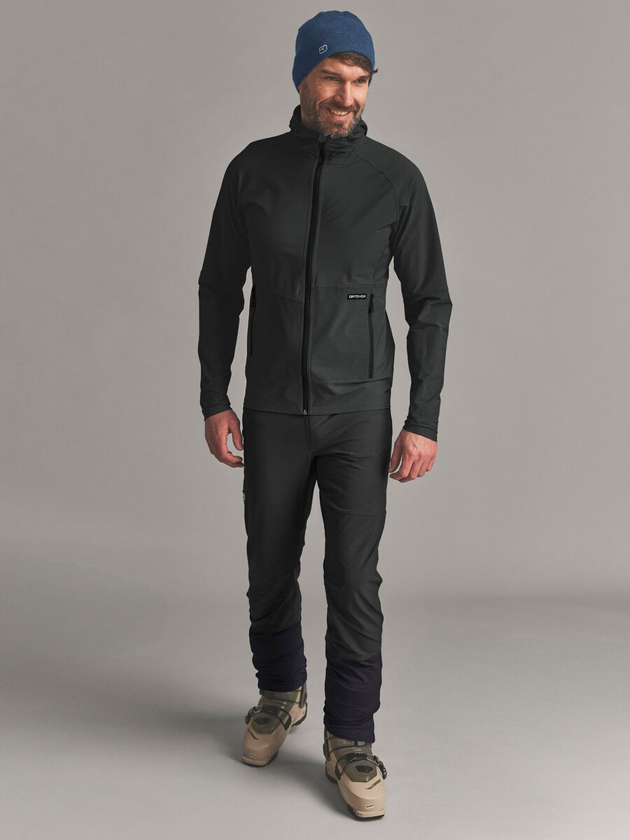 Ortovox Venet Softshell Pants M, black raven - Bild 3