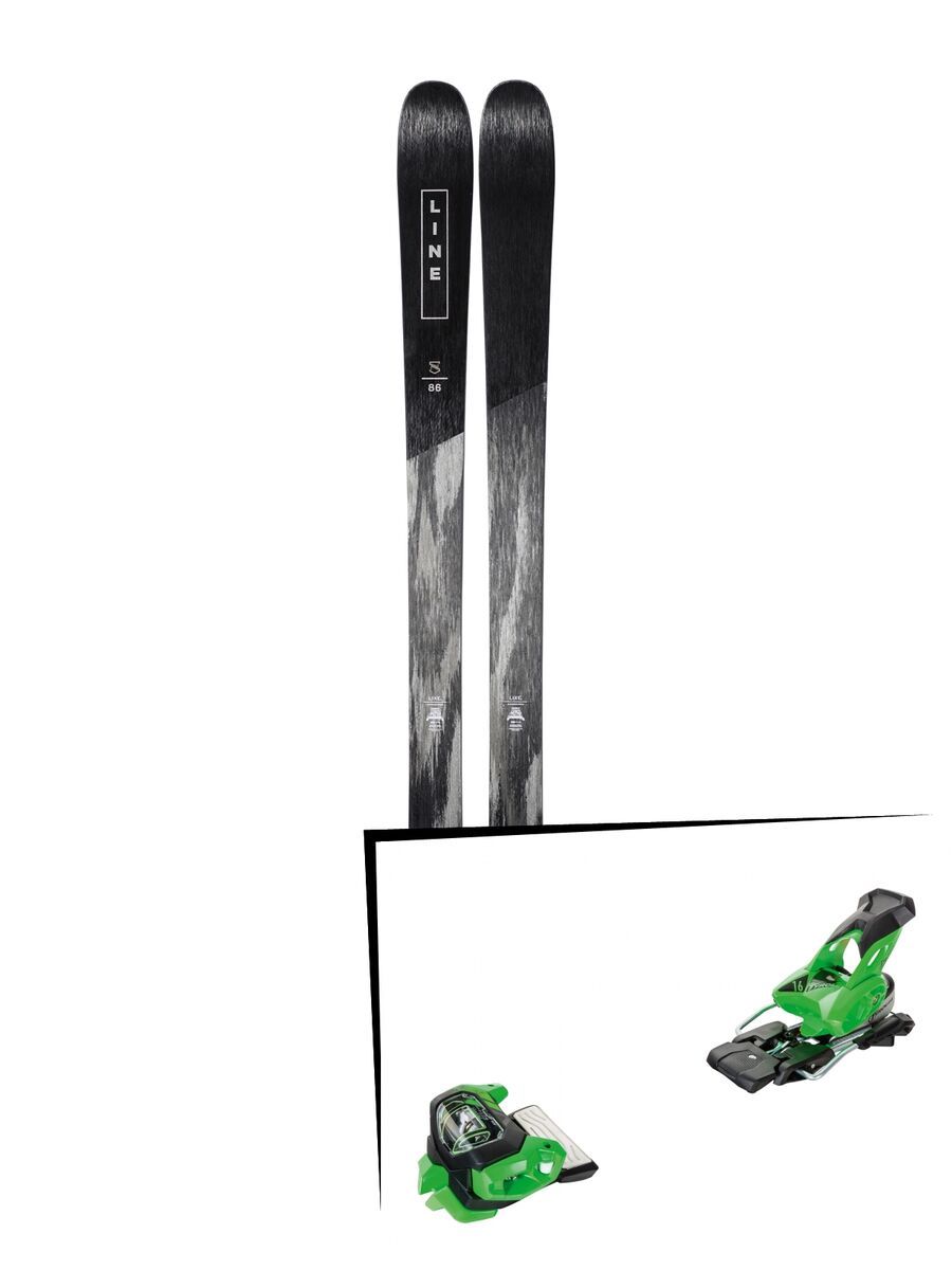 Set: Line Supernatural 86 2019 + Tyrolia Attack² 16 GW green - Bild 1