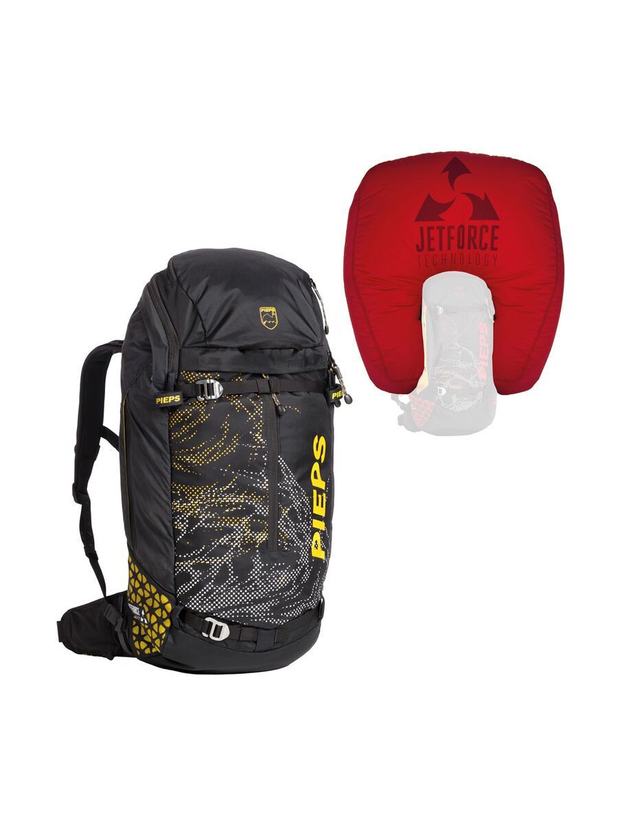 Pieps Jetforce Tour Pro 34, black/yellow - Bild 1