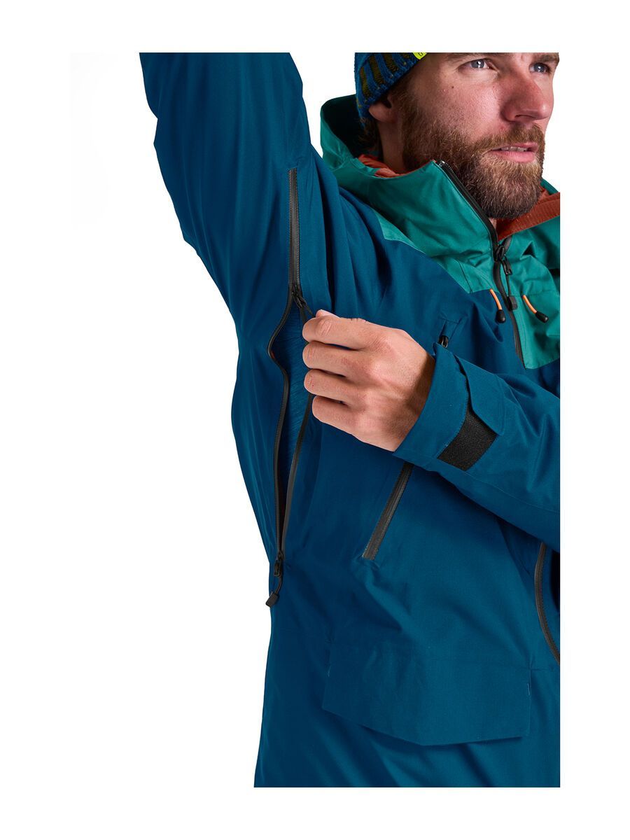 Ortovox 2L Swisswool Sedrun Jacket M, petrol blue - Bild 2