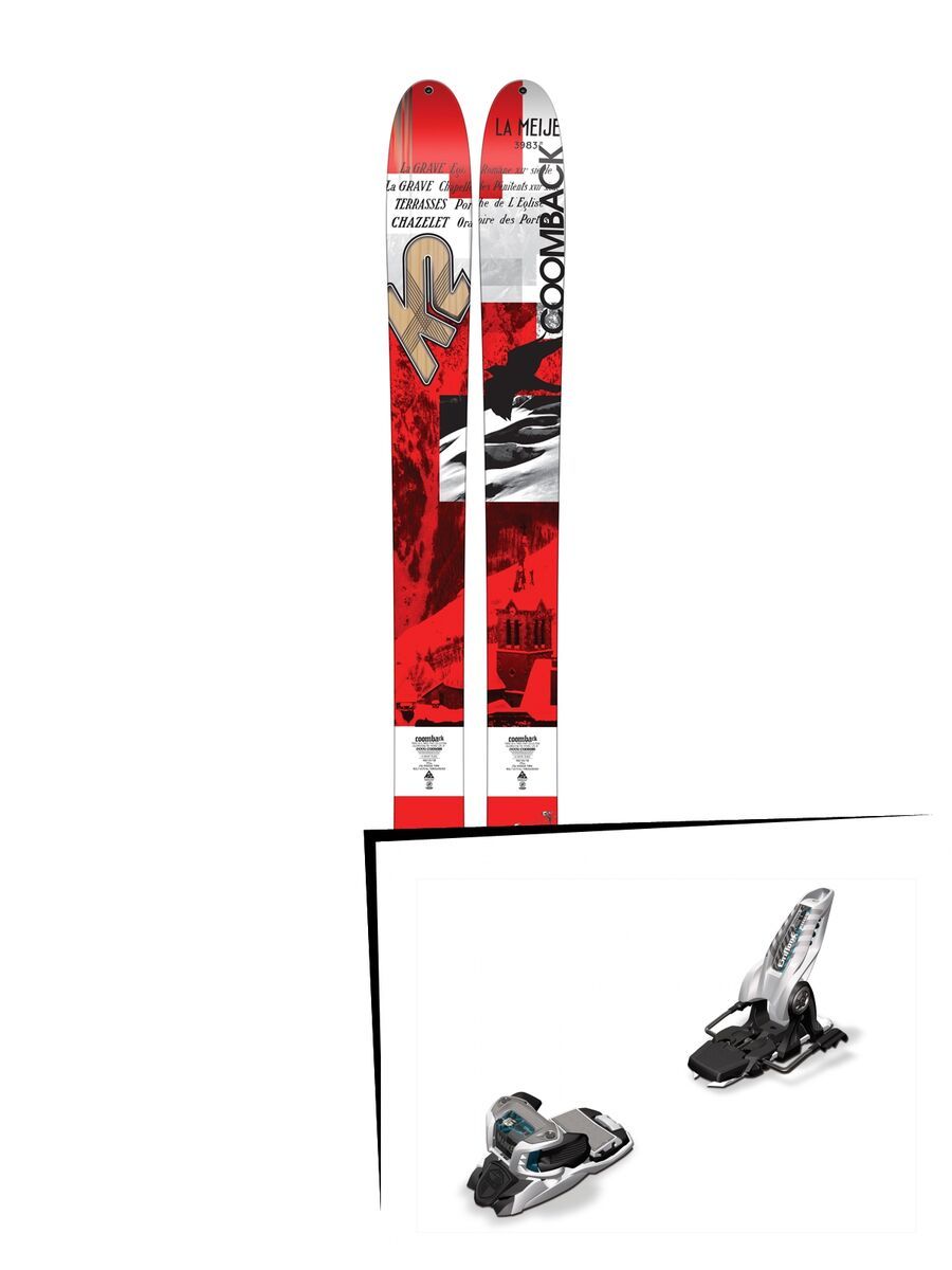 K2 SKI Set: Coomback 114 2016 + Marker Griffon 13 - Bild 1