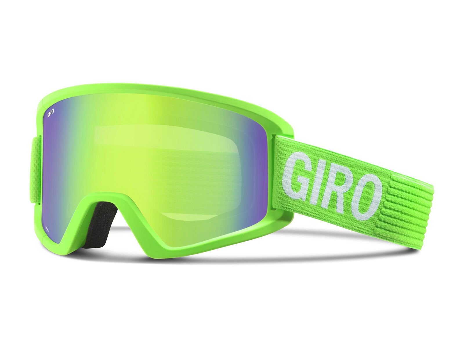 Giro Semi + Spare Lens, bright green monotone/loden green+yellow - Bild 1