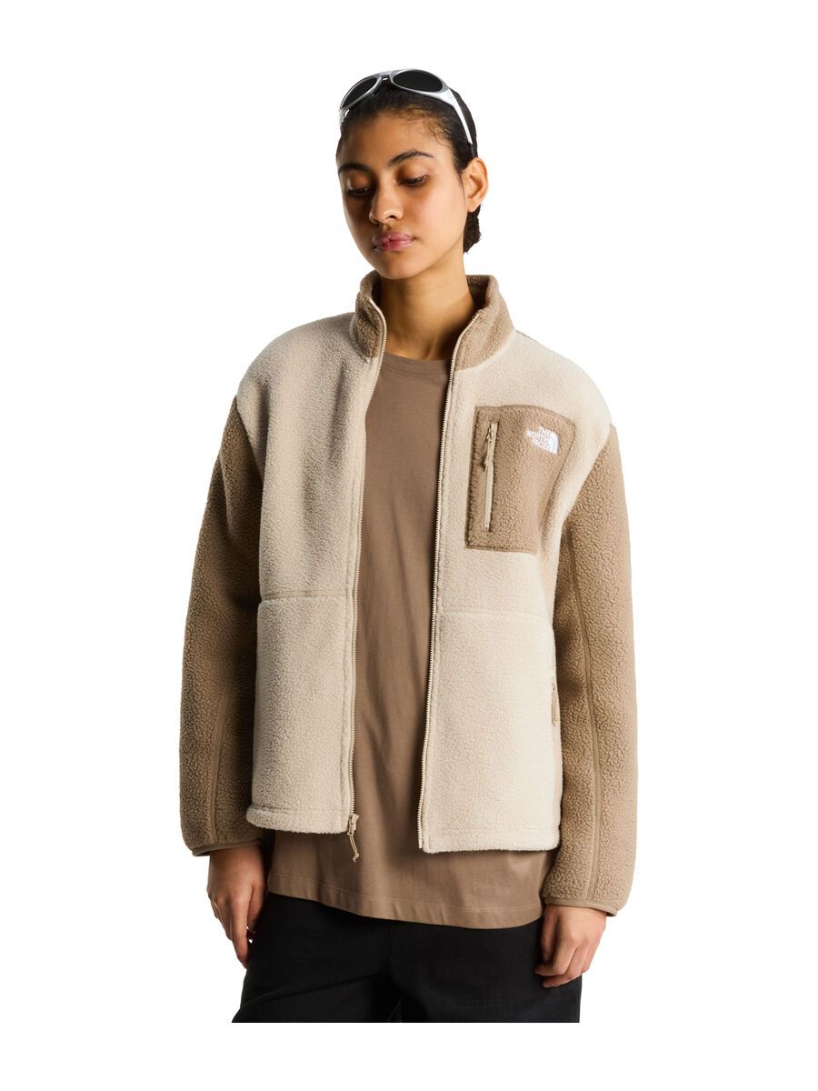 The North Face W Yumiori Full Zip, timeless taupe/garnet - Bild 4