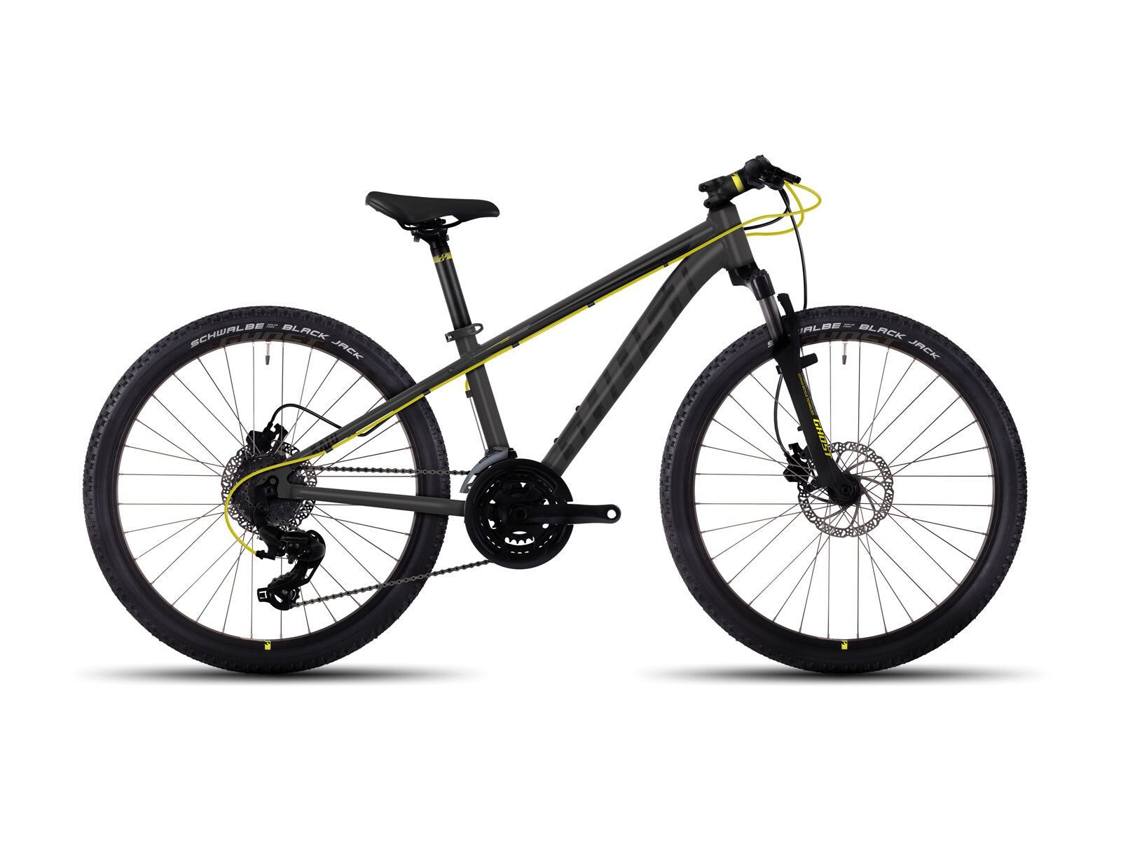 Ghost Kato Kid 4 AL 24, titanium grey/night black/neon yellow - Bild 1