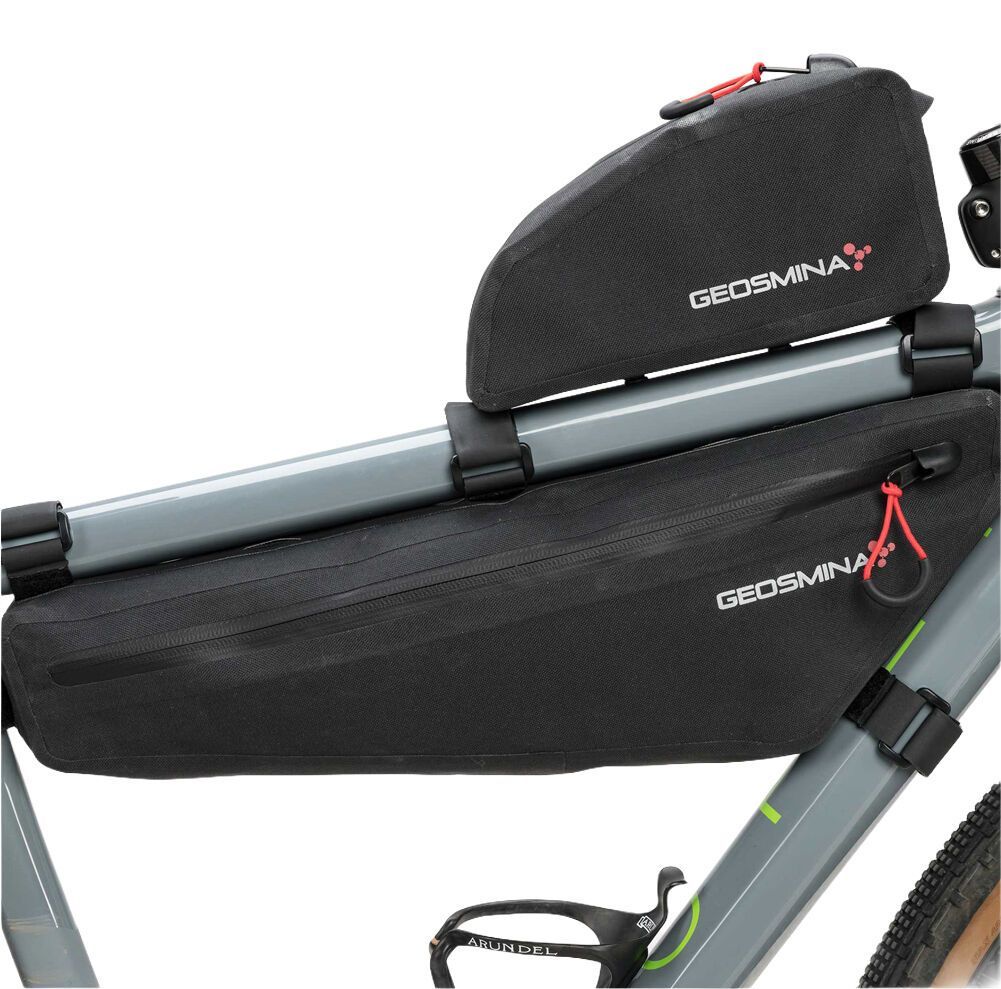 Geosmina Large Frame Bag Gravel - Bild 4