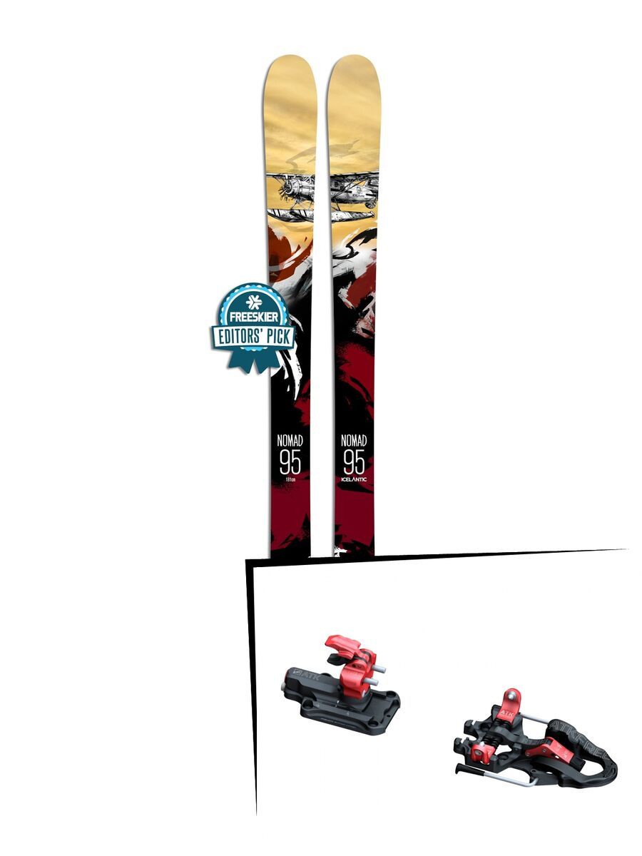 Set: Icelantic Nomad 95 2018 + ATK Raider 12 2.0 - Bild 1