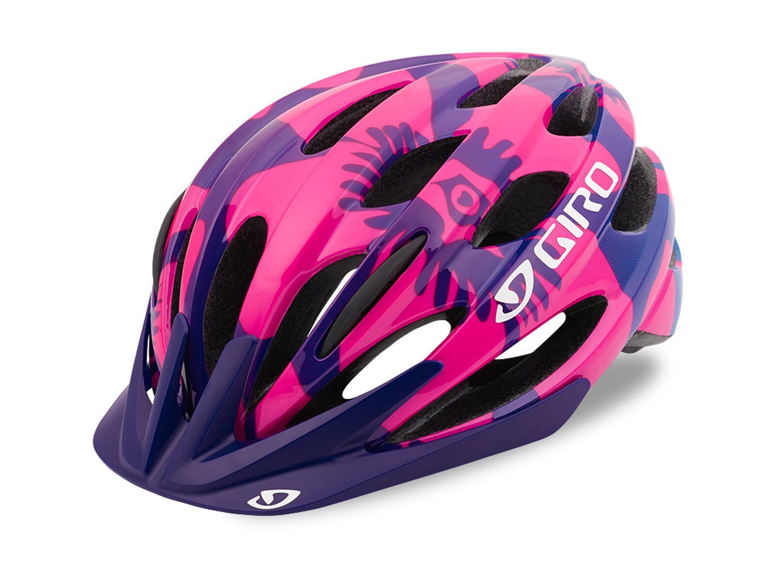 Giro Raze MIPS, berry/blue flowers - Bild 1