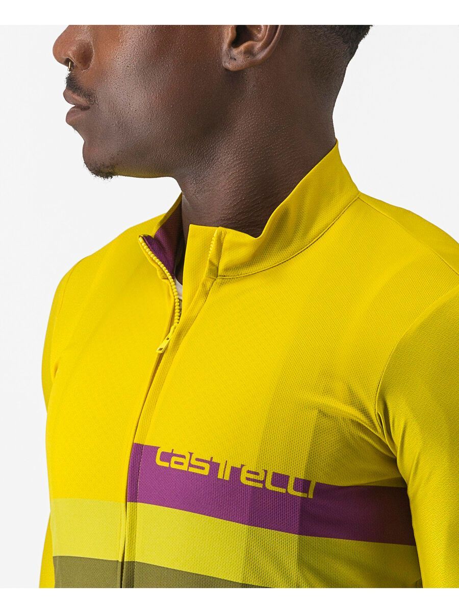 Castelli A Blocco Jersey, passion fruit/amethist-green a - Bild 6