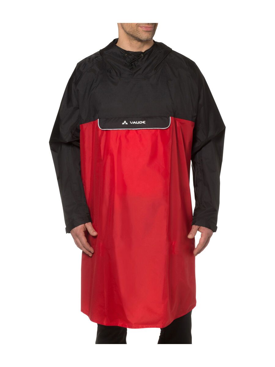 Vaude Valero Poncho, red - Bild 3