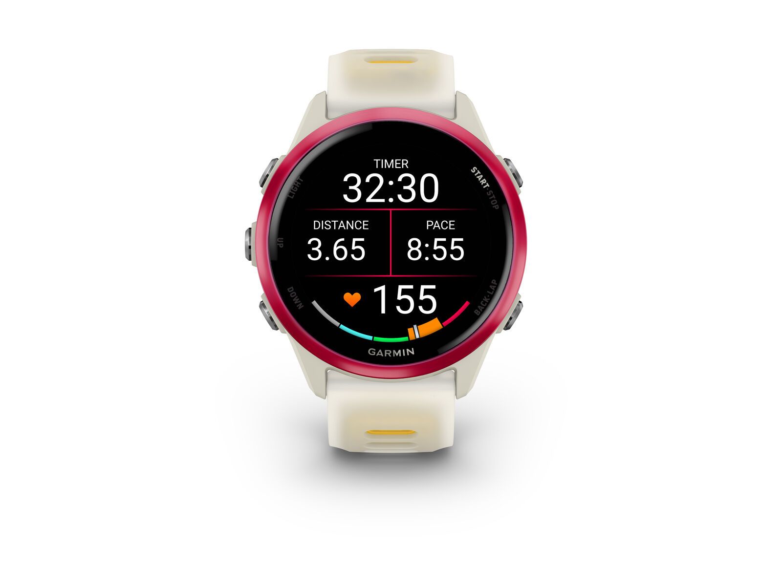 Garmin Forerunner 570 - 42 mm, bone/himbeerrot - Bild 3