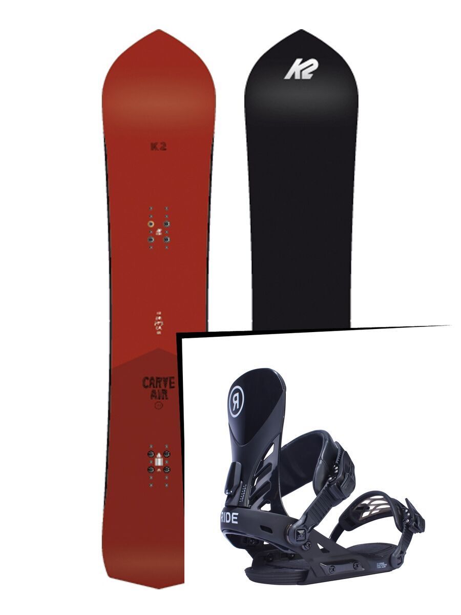Set: K2 Carve Air 2017 + Ride EX (1770129S) - Bild 1