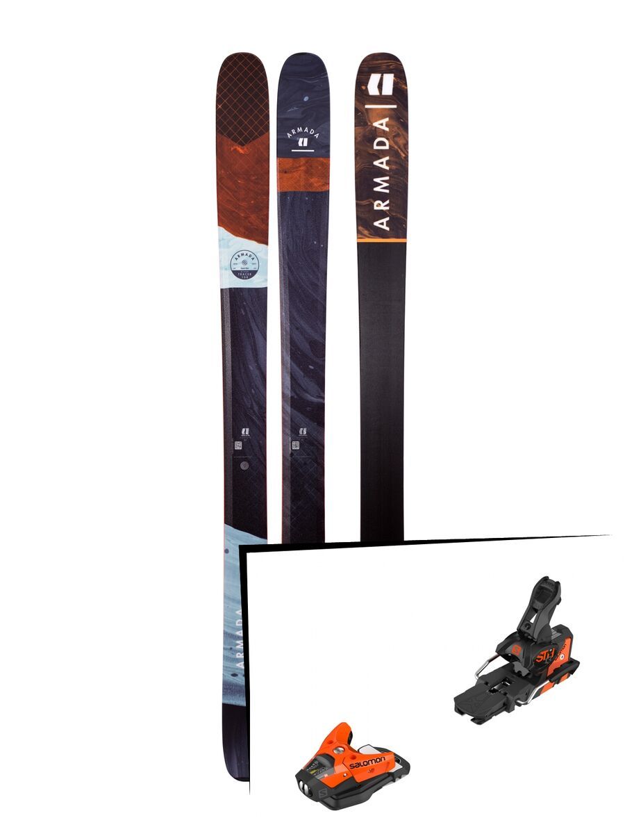 Set: Armada Tracer 108 2019 + Salomon STH2 WTR 13 orange/black - Bild 1