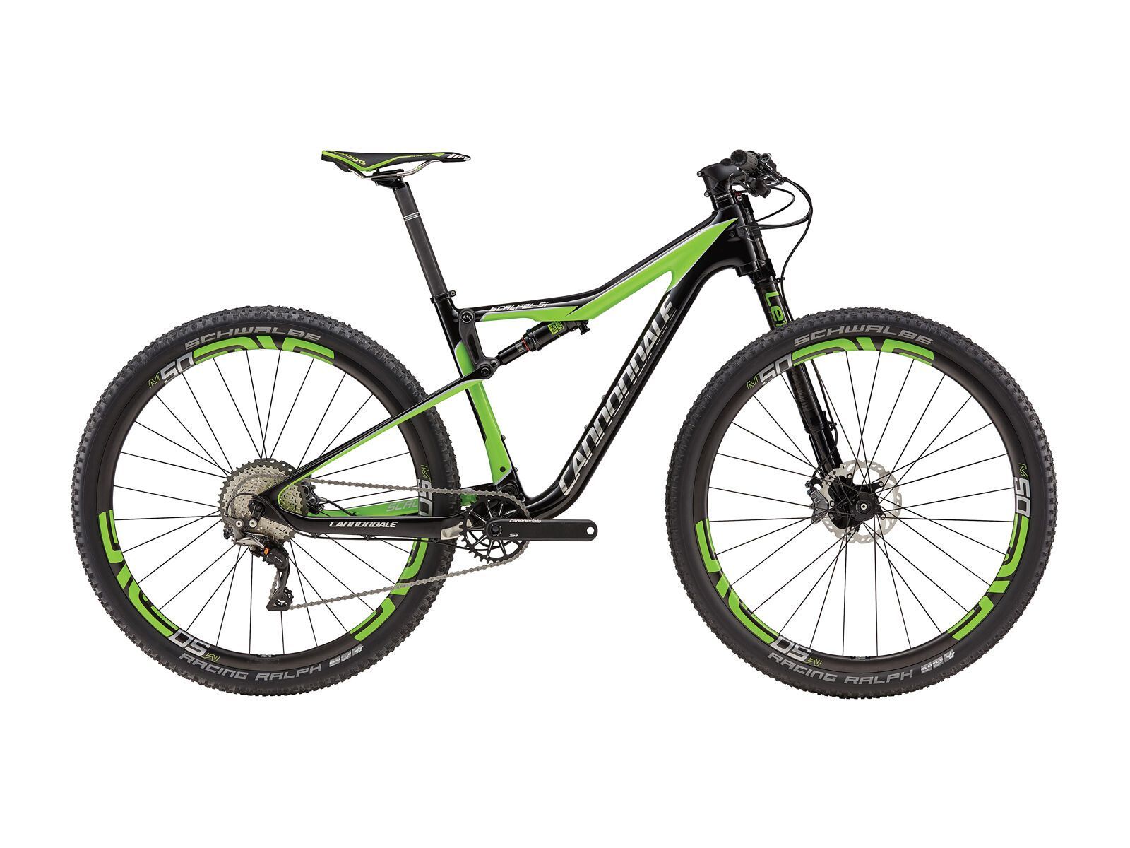 Cannondale Scalpel-Si Race 29, black/green - Bild 1