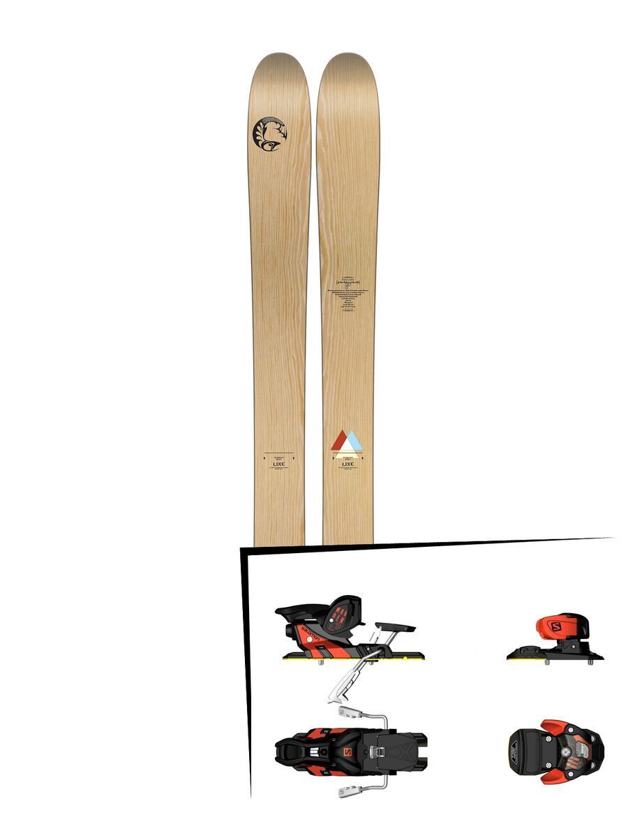 Set: Line Pescado 2018 + Salomon Warden MNC 13 white/black/orange - Bild 1