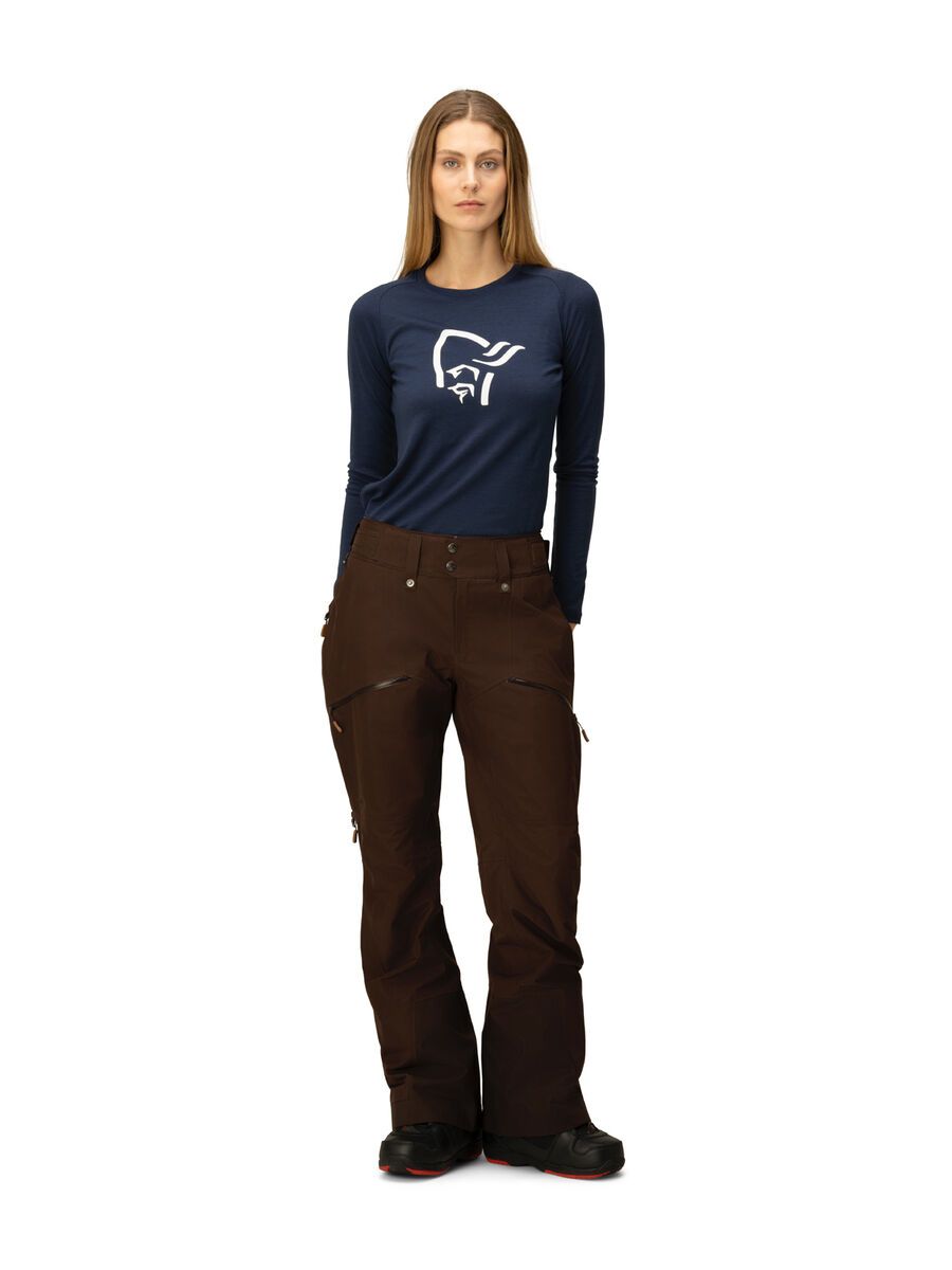Norrona tamok Gore-Tex Pants W's, coffee bean - Bild 3