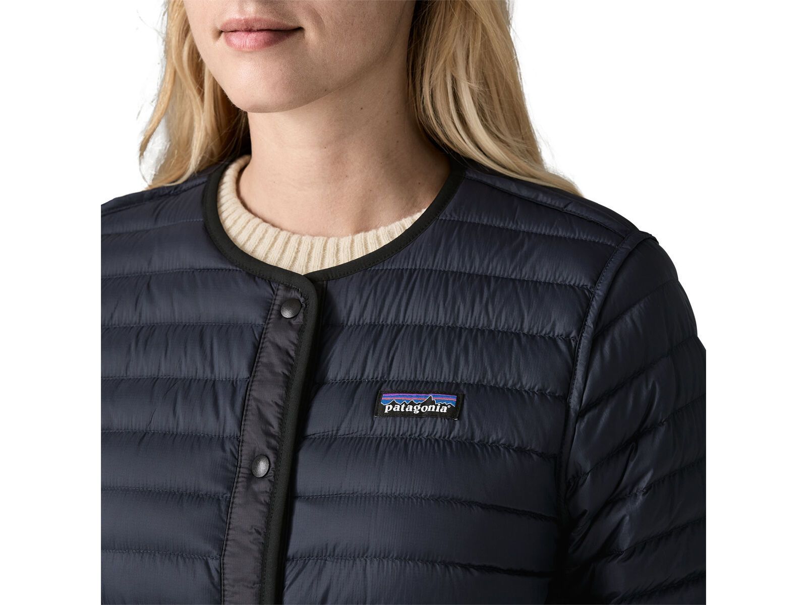 Patagonia Women's Lightweight Reversible Down Sweater Cardigan, black - Bild 4