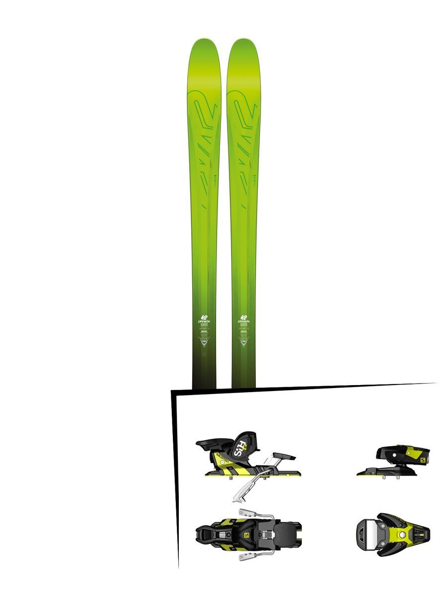 K2 SKI Set: Pinnacle 95 2016 + Salomon STH2 WTR 13 - Bild 1