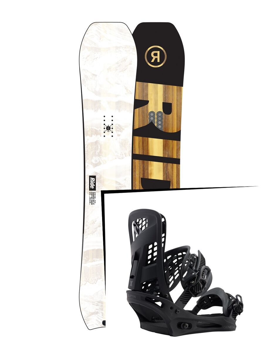 Set: Ride Alter Ego 2017 + Burton Genesis X (1712790S) - Bild 1