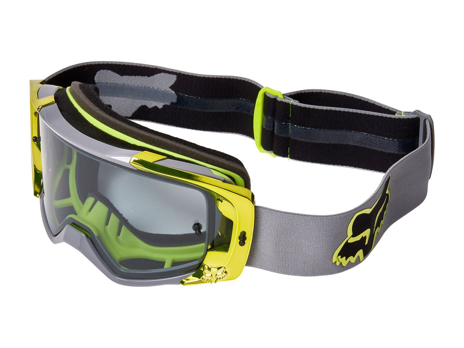 Fox Vue Stray Goggle - Dark Grey, fluorescent yellow - Bild 2