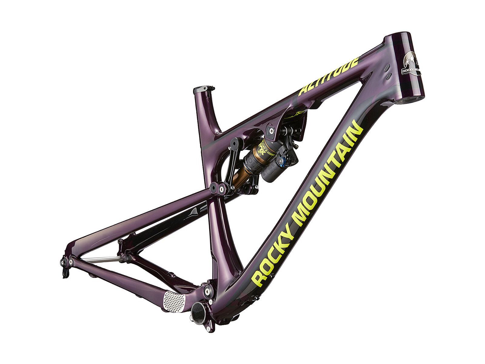Rocky Mountain Altitude 790 MSL Rally Edition Frame, gloss eggplant/black/acid - Bild 1