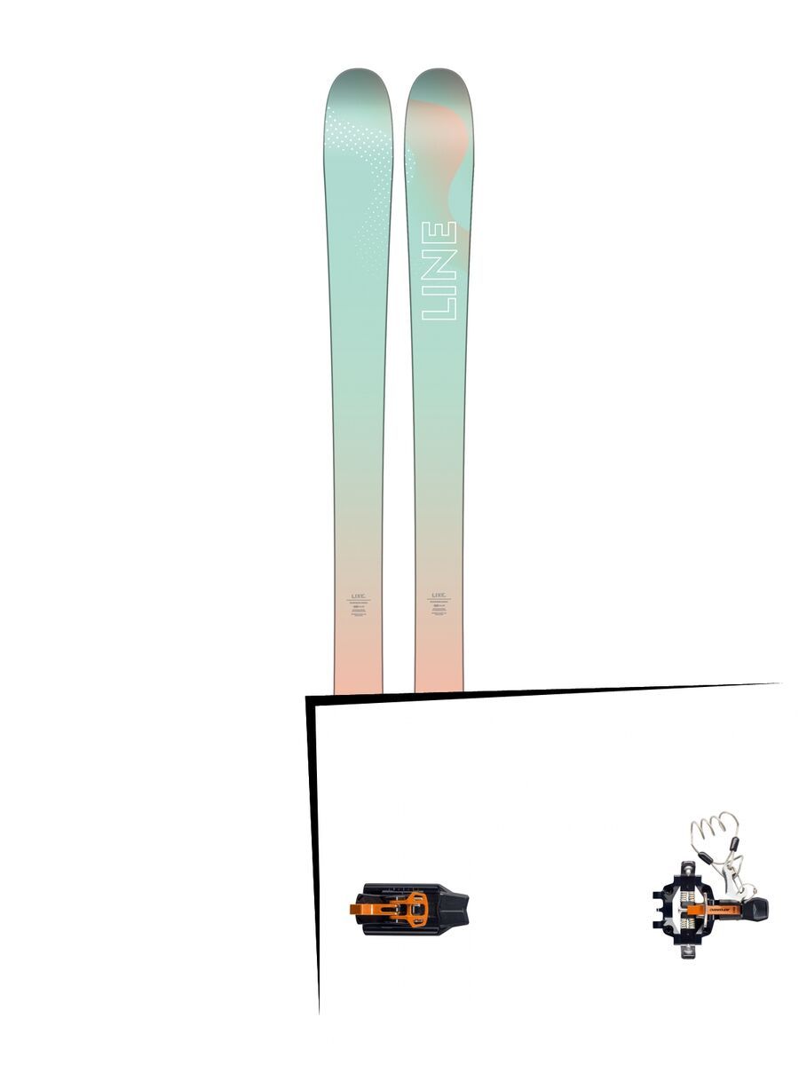 Set: Line Soulmate 86 2018 + Atomic Backland Tour black/orange - Bild 1