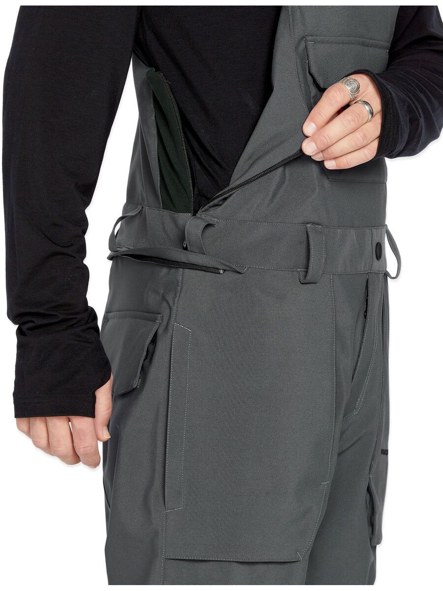 Volcom Roan Bib Overall, charcoal - Bild 5