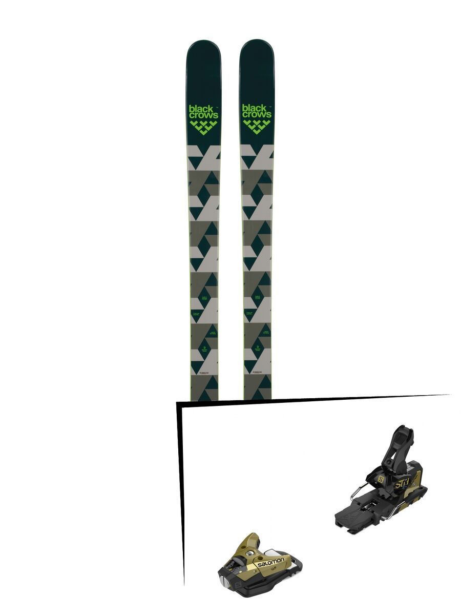 Set: Black Crows Magnis 2018 + Salomon STH2 WTR 16 gold/black - Bild 1