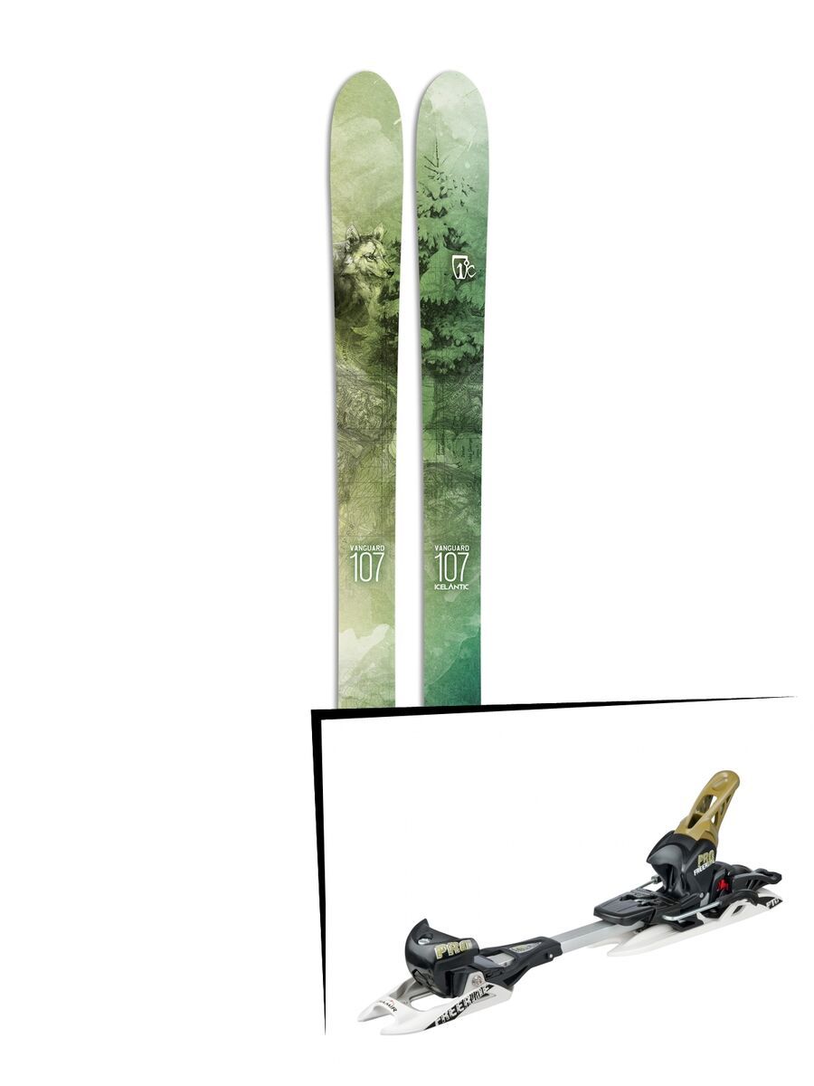 Set: Icelantic Vanguard 107 2017 + Fritschi Diamir Freeride Pro (1963302) - Bild 1