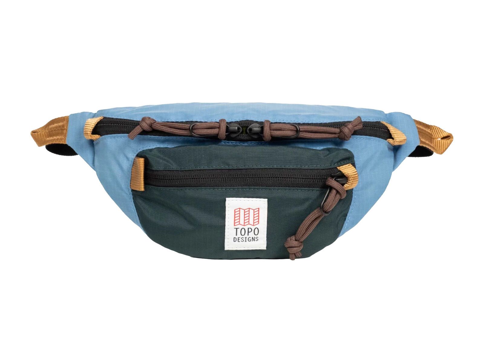 Topo Designs Mountain Waist Pack 1L, river blue/dark pine - Bild 1