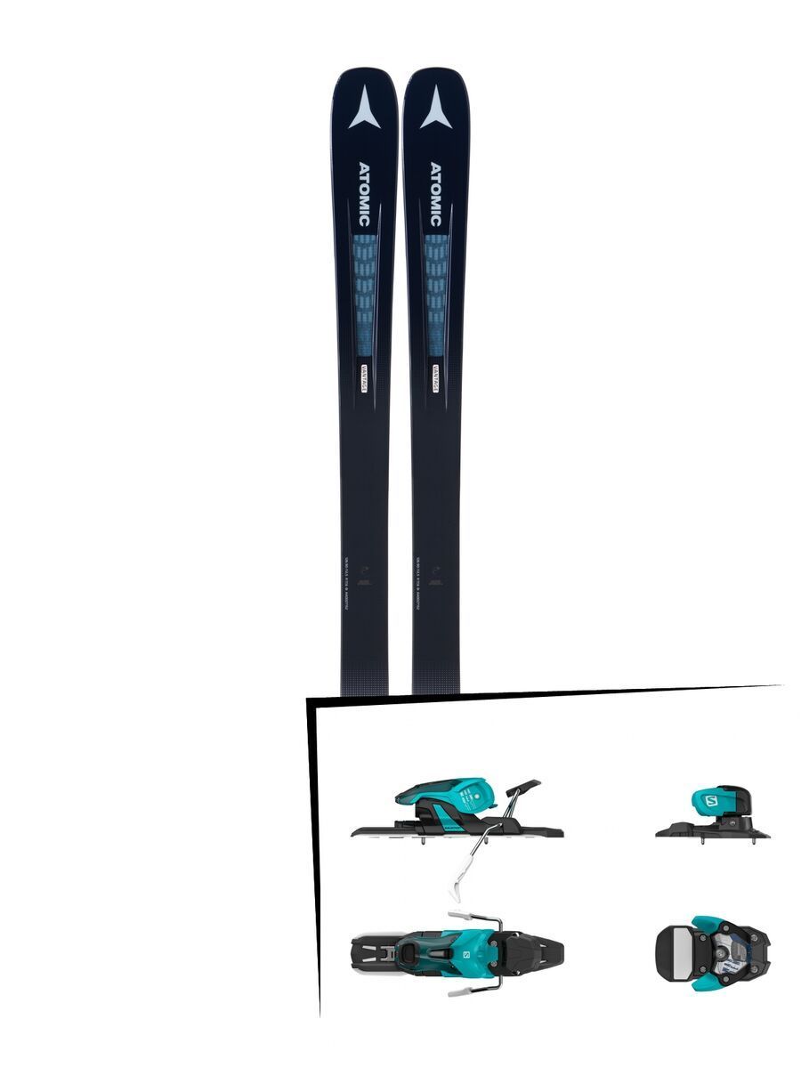 Set: Atomic Vantage 90 TI W 2019 + Salomon Warden 11 turquoise/black - Bild 1
