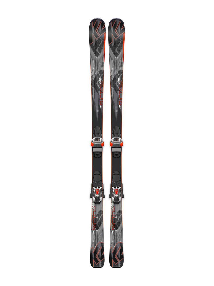 K2 SKI Set: AMP Rictor 82 XTI 2015 + Marker Squire 11 - Bild 2