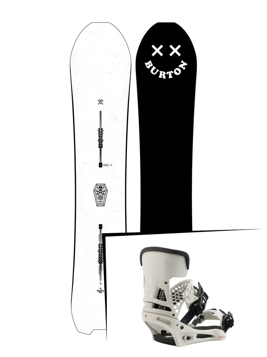 Set: Burton Skeleton Key 2019 + Burton Malavita vape cloud - Bild 1