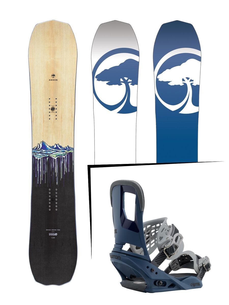 Set: Arbor Iguchi Pro Rocker 2017 + Burton Cartel (1712706S) - Bild 1