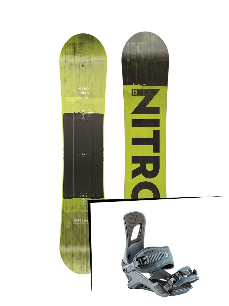 Set: Nitro Prime Toxic Wide 2019 + Nitro Rambler blue steel - Bild 1