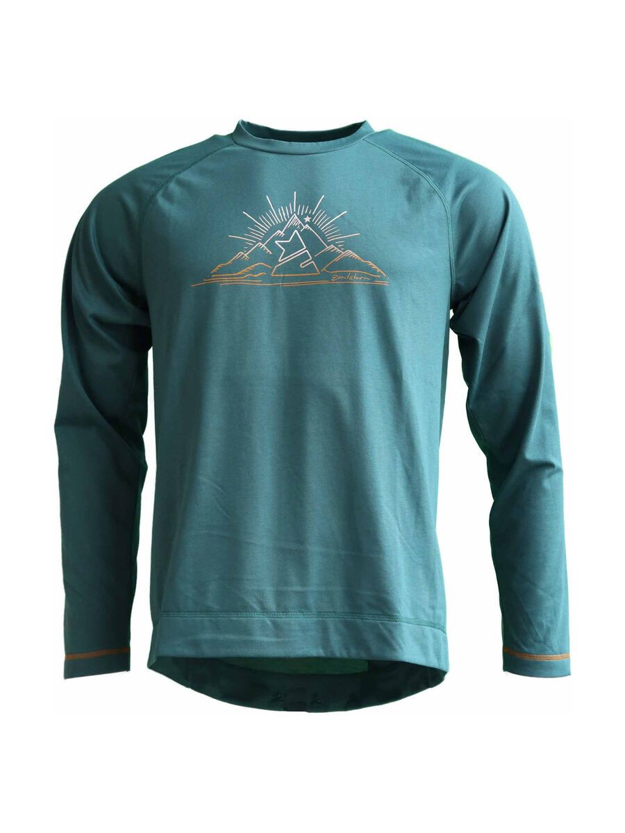 Zimtstern PureFlowz Eco Shirt LS Men, pacific - Bild 1