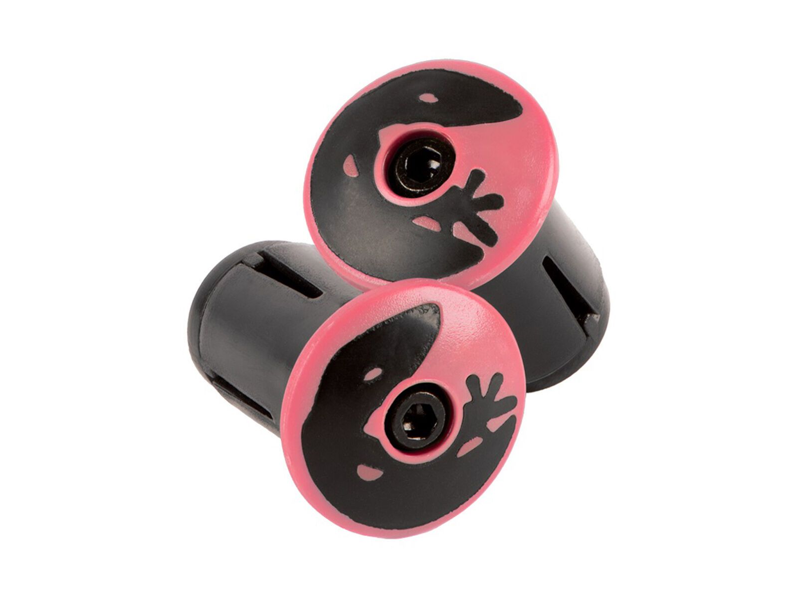 Lizard Skins Road Bar End Plugs, neon pink - Bild 1