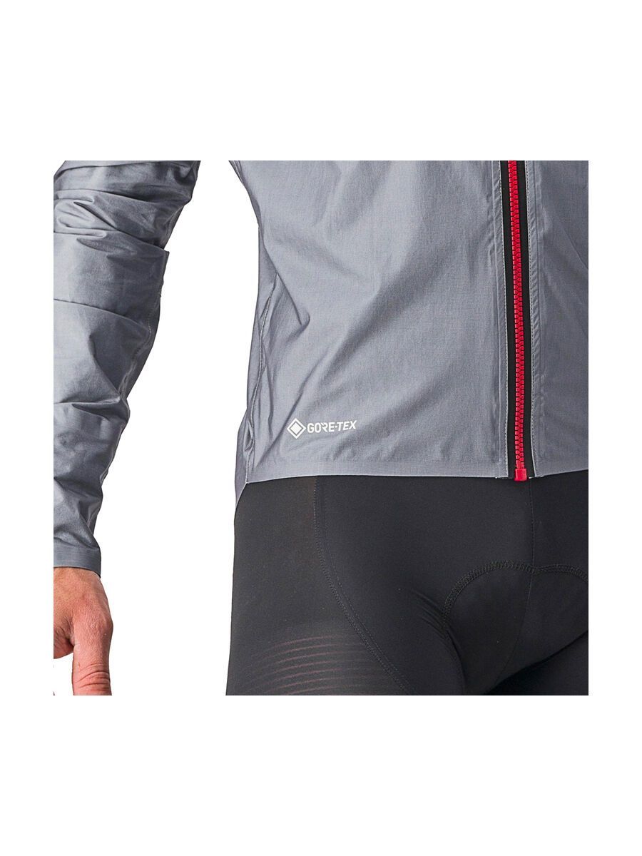 ***2. Wahl*** Castelli Tempesta Lite Jacket gray - Bild 4