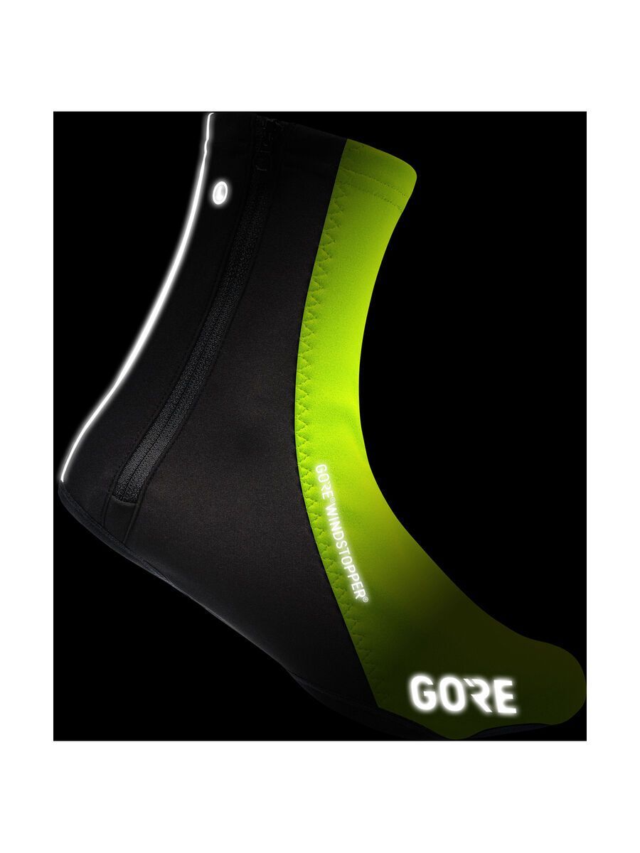 GOREWEAR C5 Windstopper Überschuhe, neon yellow/black - Bild 3