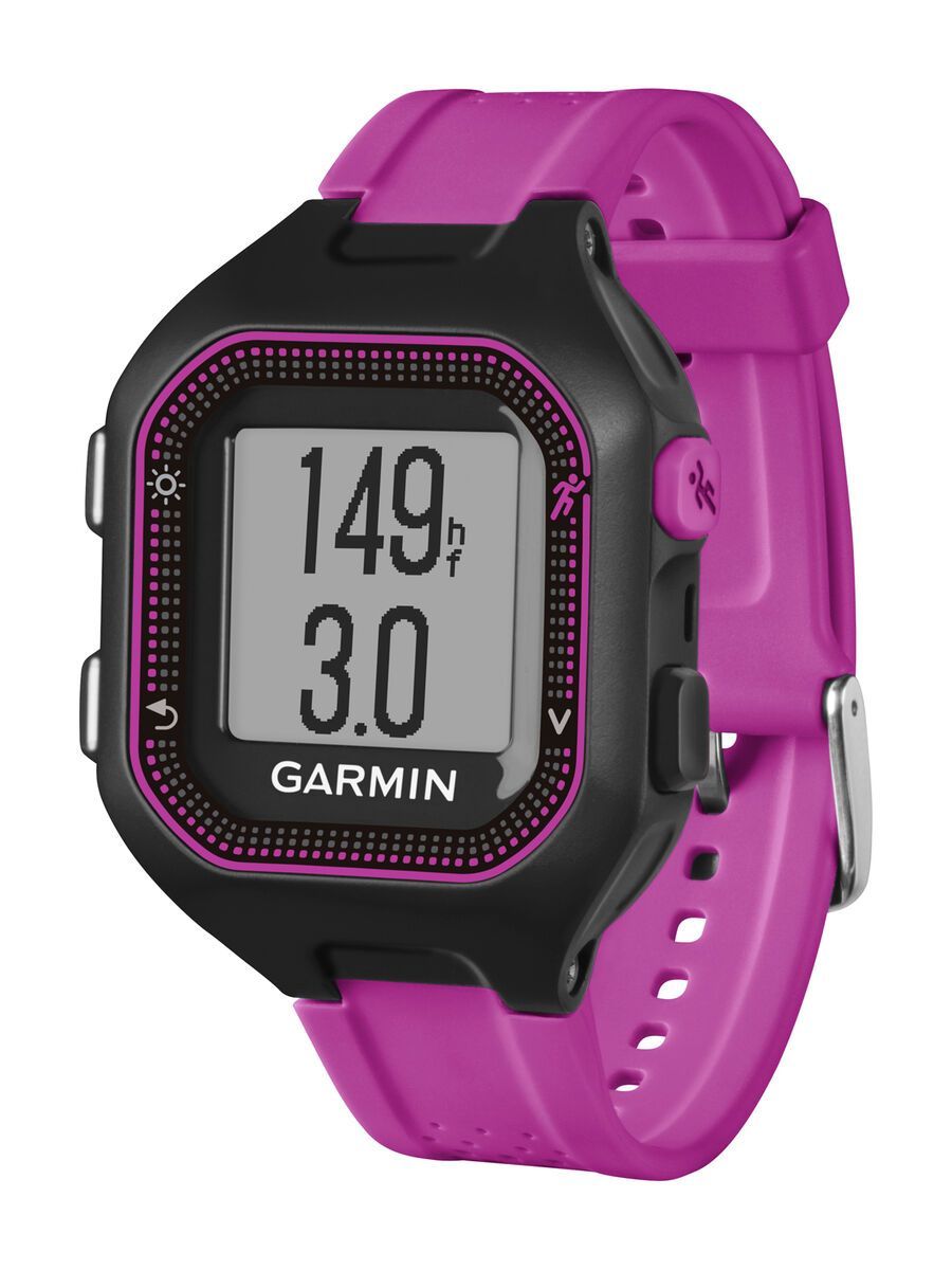 Garmin Forerunner 25 (mit Brustgurt), schwarz/violett - Bild 1