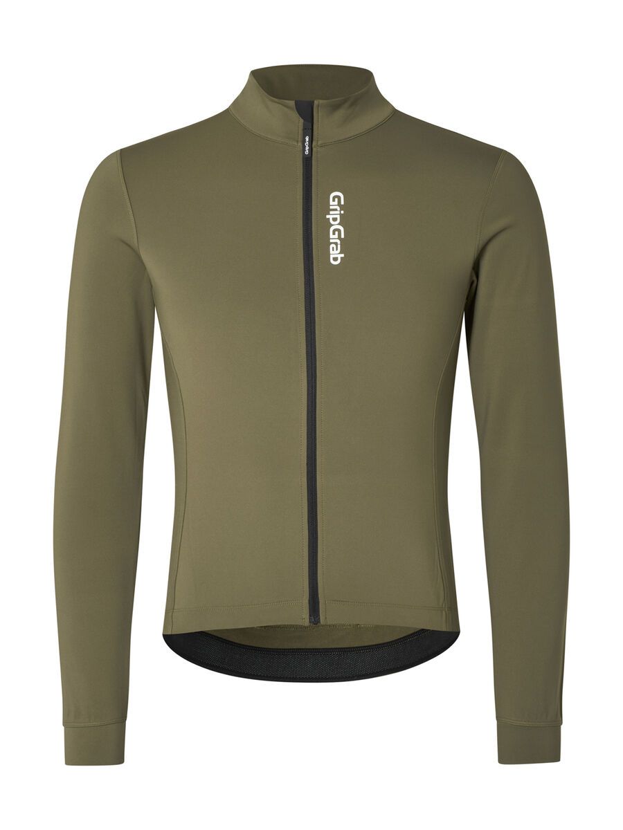 GripGrab RIDE Thermal Long Sleeve Jersey, olive green - Bild 2