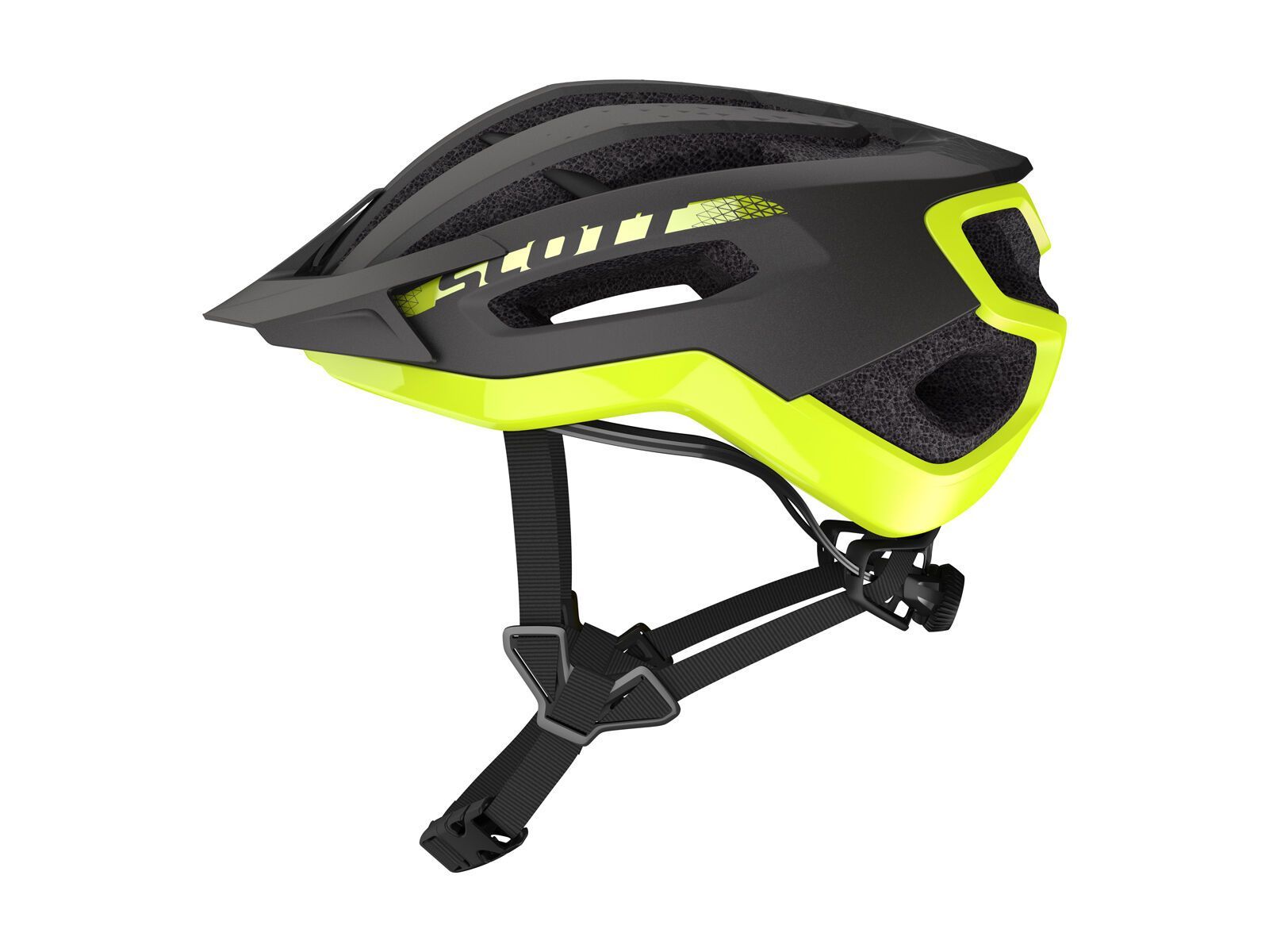 Scott Fuga Plus Helmet, dark grey/radium yellow - Bild 2