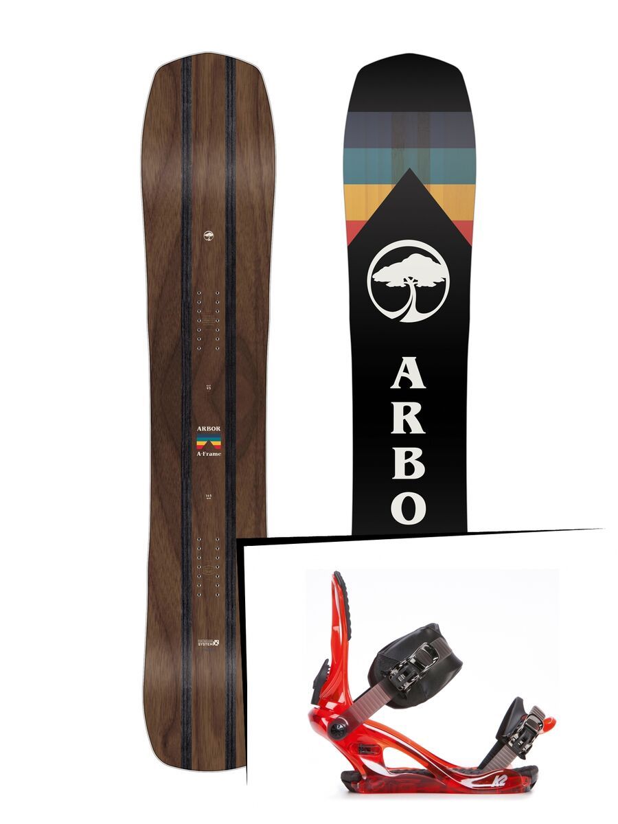 Set: Arbor A-Frame 2019 + K2 Yeah Yeah red - Bild 1