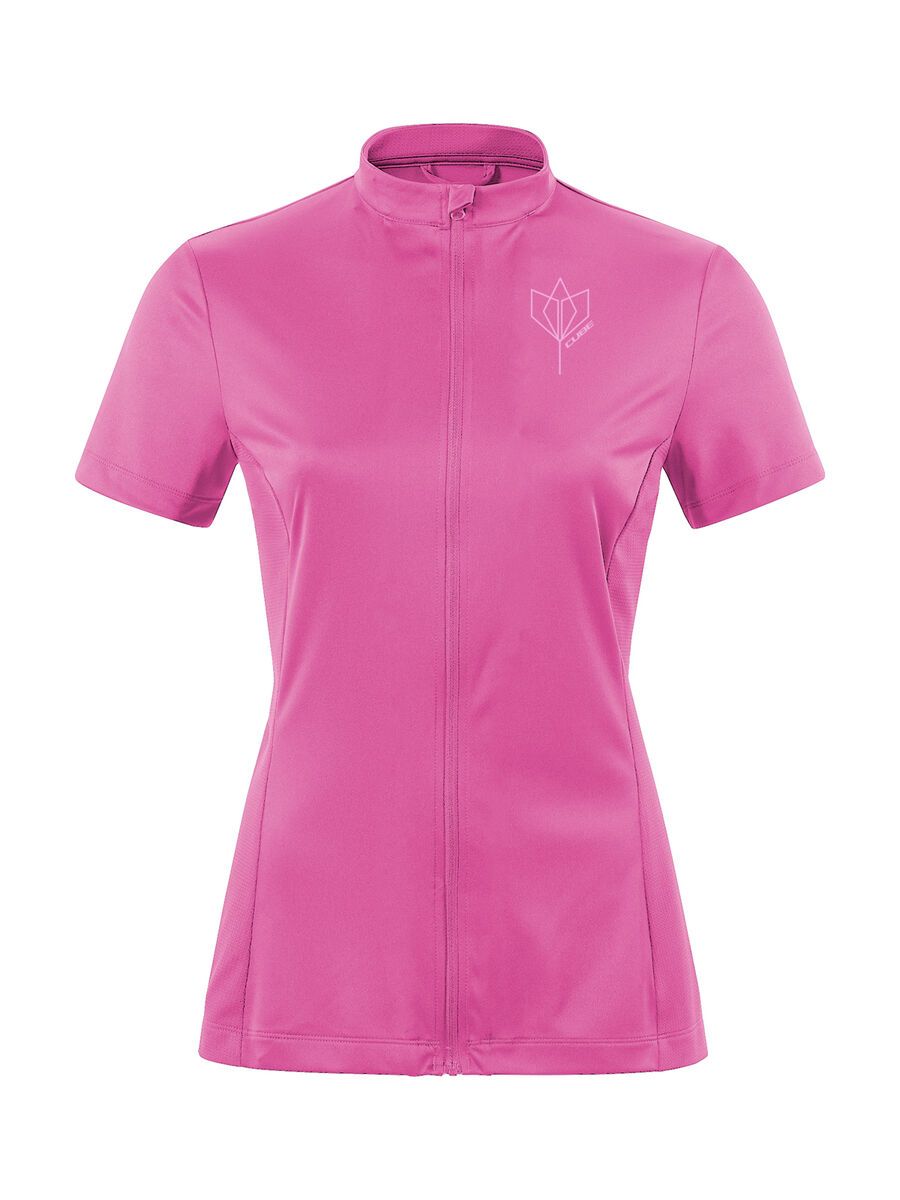 Cube Tour Core WS Trikot Full Zip kurzarm, violett - Bild 1