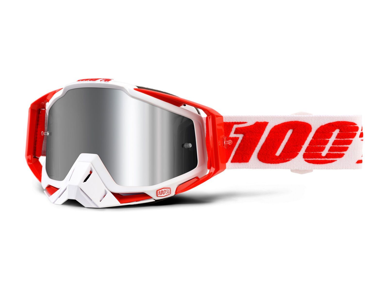 100% Racecraft Plus, bilal/Lens: silver flash mirror - Bild 1