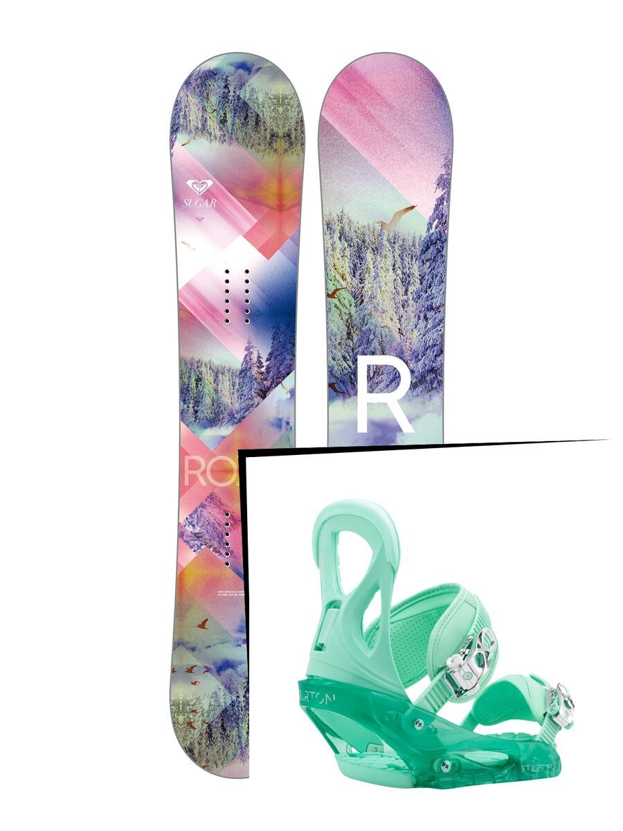 Set: Roxy Sugar 2017 + Burton Stiletto (1712933S) - Bild 1